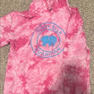 Ivory Ella Pink Tie-Dye Hoodie